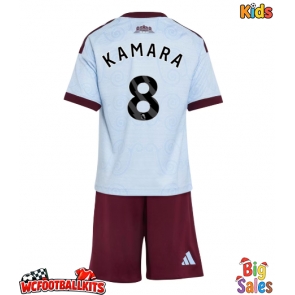 Aston Villa Boubacar Kamara #8 Replica Third Stadium Kit for Kids 2026-27 Short Sleeve (+ pants)